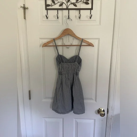 Y2K Abercrombie Stripe Cotton Tunic Sundress - Picture 10 of 10